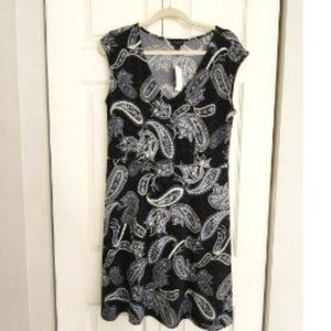 Ann Taylor Factory Blue Casual Paisley dress